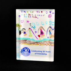Full Color Printed Award Example 11