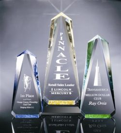 OB1M Acrylic Obelisk Award