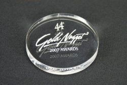 MPC4 Circle Paperweight Award