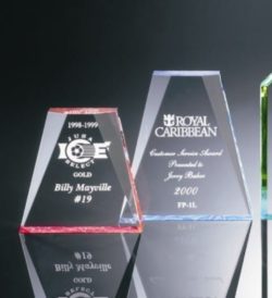 FP1 Acrylic Beveled Wedge Award