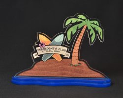 Custom Shaped Cut Out Award