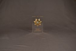 3 1/2" X 5" X 1" - 1 Badge